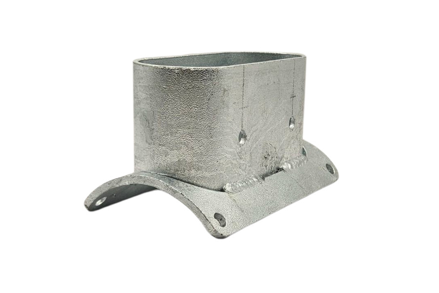Cattle Rail External Bracket Curved Plate (image for) Cattle Rail External Bracket Curved Plate