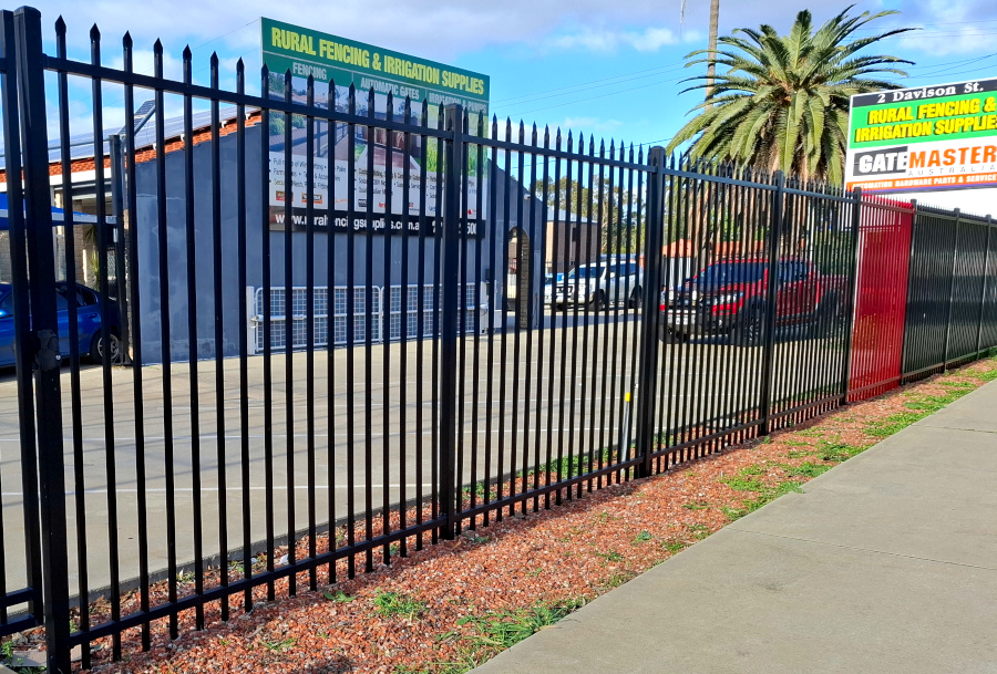 Garrison Fence Panel 2.4mH x 2.4mW Black (GFP 2400X2400) (image for) Garrison Fence Panel 2.4mH x 2.4mW Black (GFP 2400X2400)