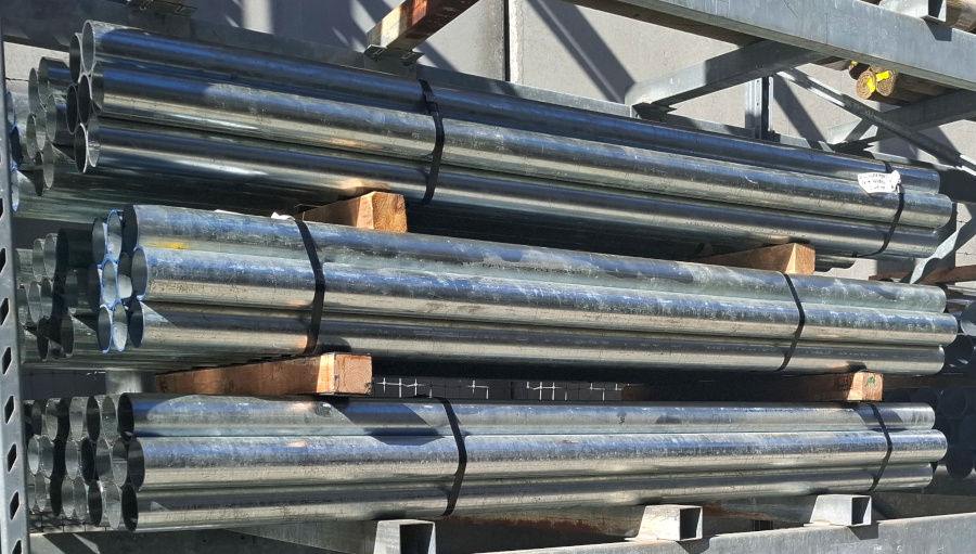 Cattle Rail Post Round 80nb Med. 2.165m (image for) Cattle Rail Post Round 80nb Med. 2.165m